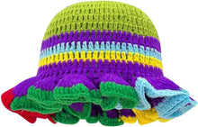 Sterling Foldable Polyester Crochet Bucket Hat™ With Ruffled Brim