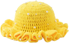 Sterling Foldable Polyester Crochet Bucket Hat™ With Ruffled Brim