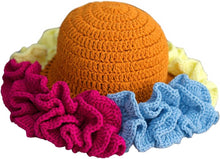 Sterling Foldable Polyester Crochet Bucket Hat™ With Ruffled Brim
