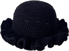 Sterling Foldable Polyester Crochet Bucket Hat™ With Ruffled Brim