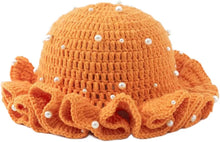 Sterling Foldable Polyester Crochet Bucket Hat™ With Ruffled Brim
