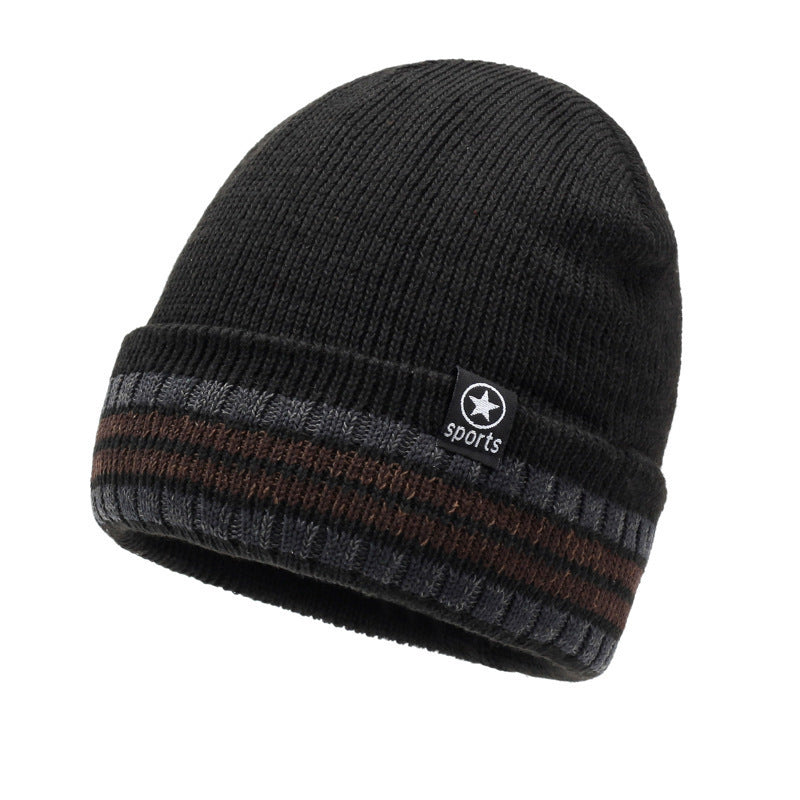 Sterling Striped Beanie™ Ear Cover Soft Knit Fit
