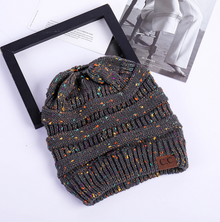 Sterling High Bun™ Beanie Acrylic Cable Knit Hair Opening