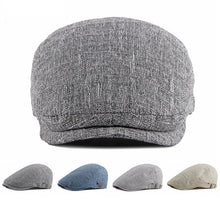 Sterling Classic British Flat Cap™ Wool Blend Herringbone Crown