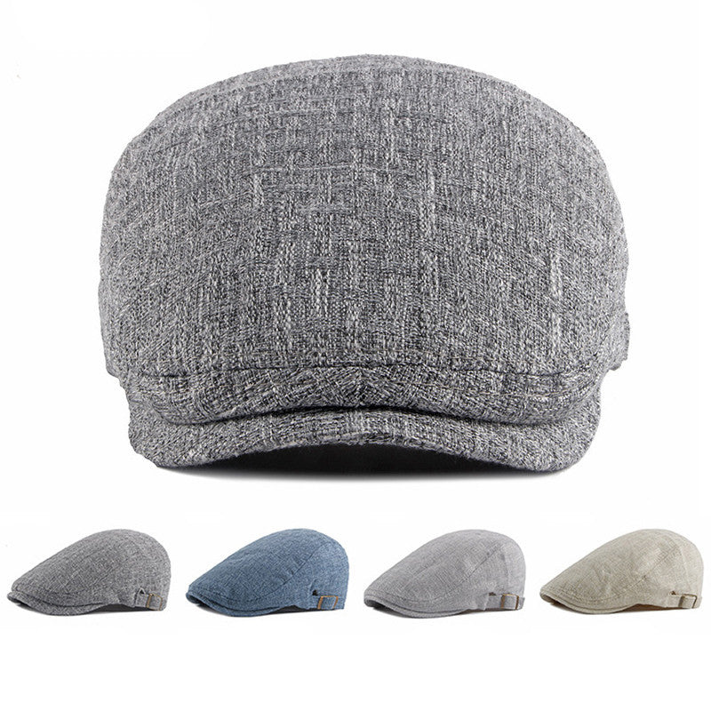 Sterling Classic British Flat Cap™ Wool Blend Herringbone Crown