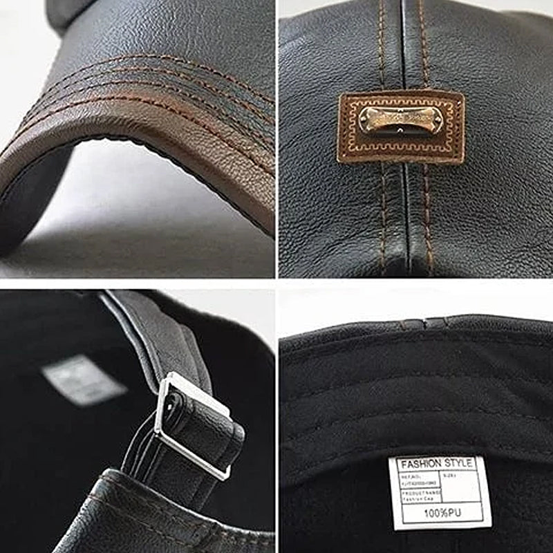 Sterling New Leather Beret™ Flat Leather Look Soft Band