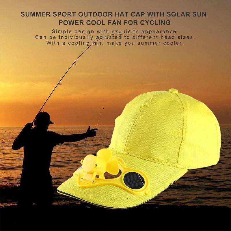 Sterling Solar Powered Cooling Cap™ Fan Brim Airflow Panel