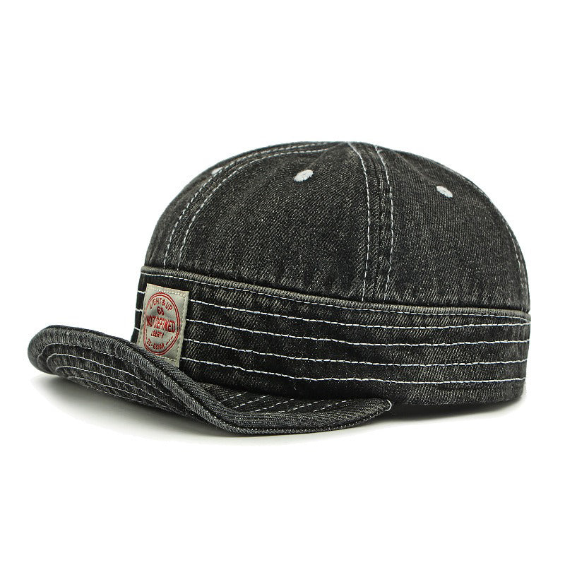 Sterling Retro Denim Flip Hat™ Beret Casual Cap Adjustable Hat