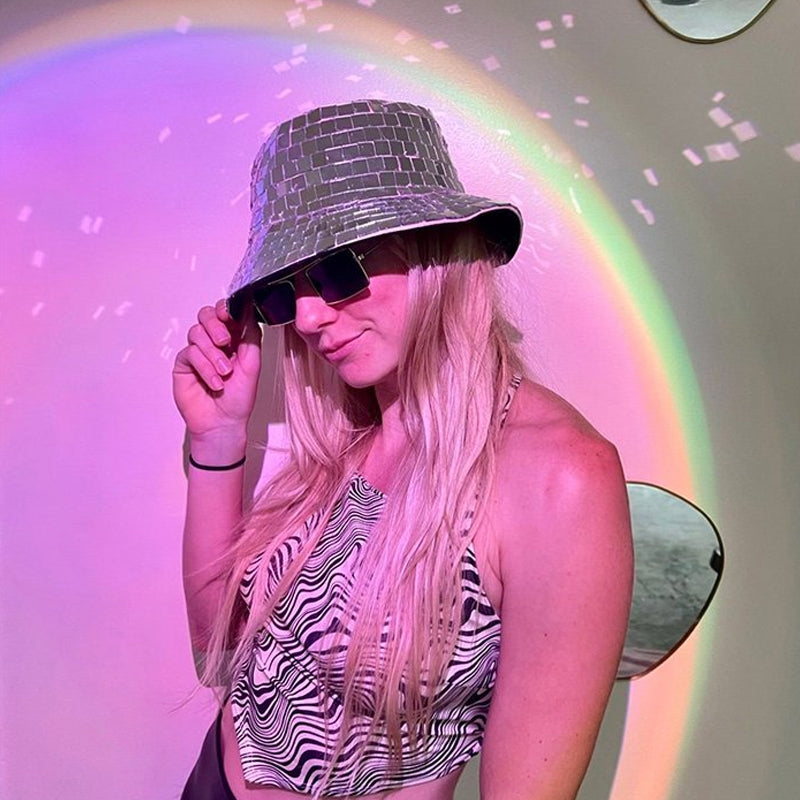 Sterling Disco Bucket Hat™ Sequin Bucket Polyester Shine