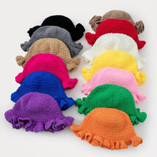 Sterling Foldable Polyester Crochet Bucket Hat™ With Ruffled Brim