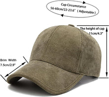 Sterling Classic Corduroy Baseball Cap™  With Buckle Strap