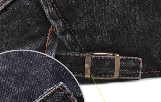 Sterling Vintage Washed™ Cheesecutter Flat Cap Denim Stitch Detail