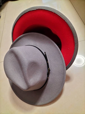 Sterling Aurelia™ Color-Trim Wool-Felt Fedora