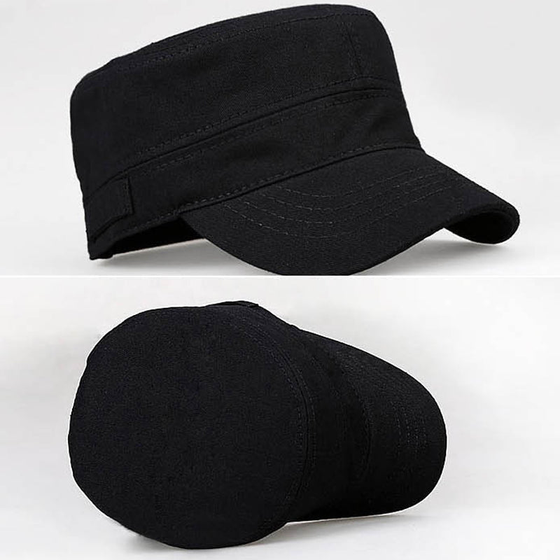 Sterling Breathable Sun Military Hat™ Woven Short Brim Strap