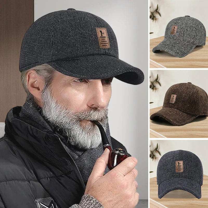 Sterling Winter Baseball Cap™ With Earflaps Fleece Ear Cover