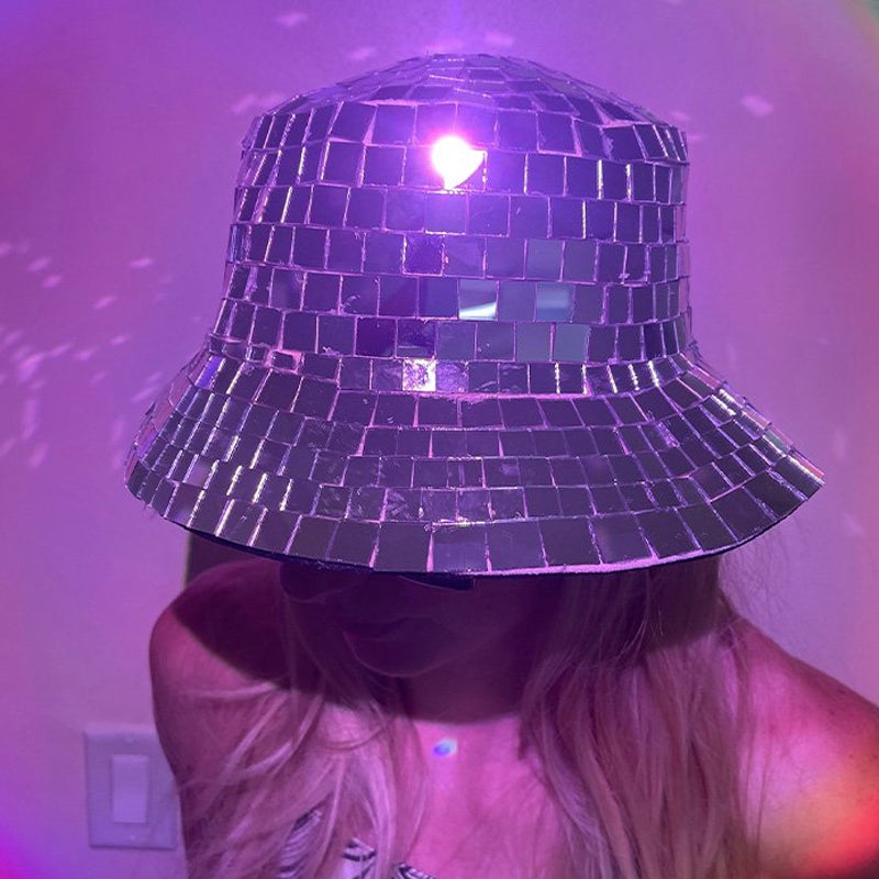 Sterling Disco Bucket Hat™ Sequin Bucket Polyester Shine