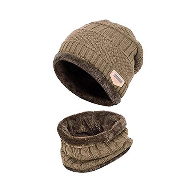 Sterling Warm Beanie Cap™ With Scarf Knit Hood Neck Warmer