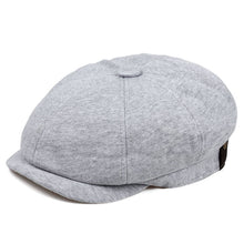 Sterling™ Retro British Octagonal Flat Cap Satin Weave Curling Brim