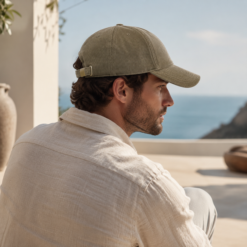 Sterling Classic Corduroy Baseball Cap™  With Buckle Strap