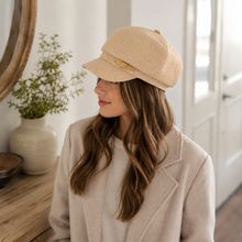 Sterling Newsboy Beret™ Denim Closed Back Octagonal Crown