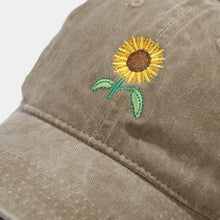 Sterling Vintage Sunflower™ Cap Washed Peaked Outdoor Travel Hat