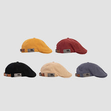 Sterling Japanese Retro™ Patchwork Beret Cotton Forward Cap