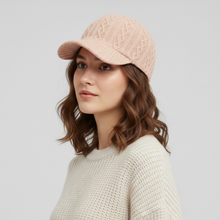 Sterling Emilia Knit Cap™ Cable Knit Baseball Cap Adjustable Fit