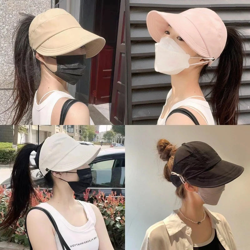 Sterling Outdoor UV Protection™ Hollow Top Sun Hat Wide Brim Visor