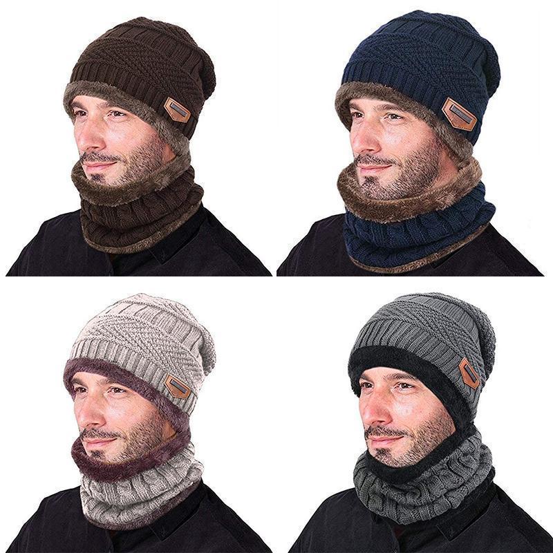 Sterling Warm Beanie Cap™ With Scarf Knit Hood Neck Warmer