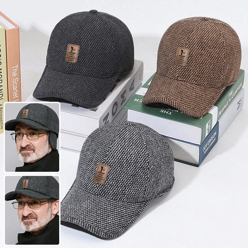 Sterling Winter Baseball Cap™ With Earflaps Fleece Ear Cover
