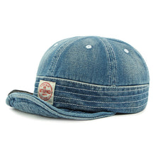 Sterling Retro Denim Flip Hat™ Beret Casual Cap Adjustable Hat