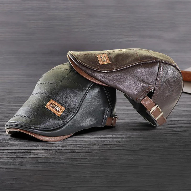 Sterling New Leather Beret™ Flat Leather Look Soft Band