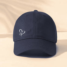 Sterling Heart Patterned Baseball Cap™ Fabric Heart Detail