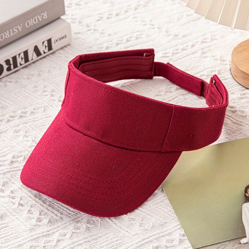 Sterling Open Top Sunshade Cap™ Curved Woven Fabric Visor