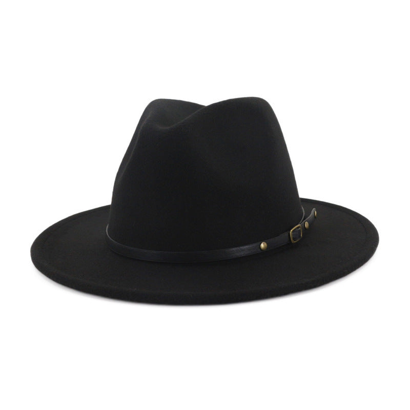 Sterling Aurelia™ Color-Trim Wool-Felt Fedora
