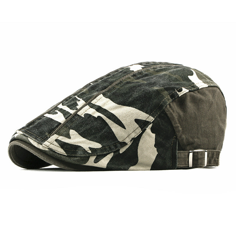 Sterling Vintage Cotton Ivy™ Newsboy Cap Camouflage Adjuster