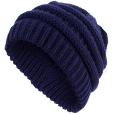 Sterling High Bun™ Beanie Acrylic Cable Knit Hair Opening