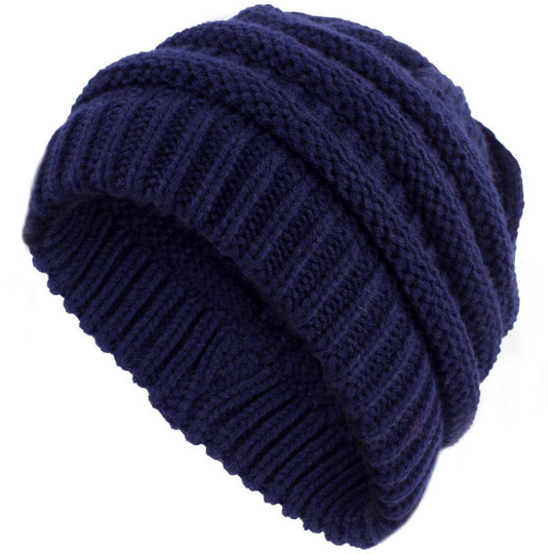 Sterling High Bun™ Beanie Acrylic Cable Knit Hair Opening