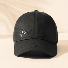 Sterling Heart Patterned Baseball Cap™ Fabric Heart Detail