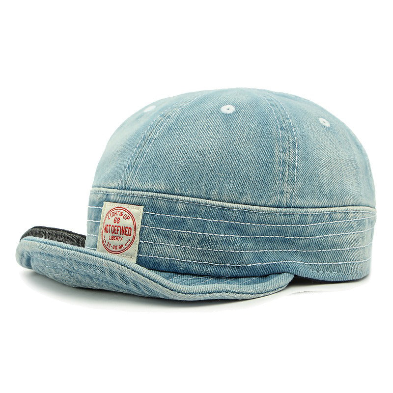 Sterling Retro Denim Flip Hat™ Beret Casual Cap Adjustable Hat