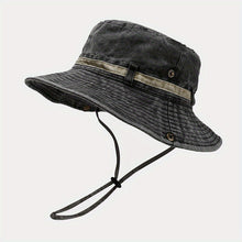 Sterling Sun Hat Boonie Hat™ Washed Cotton Bucket Hat Chin Strap