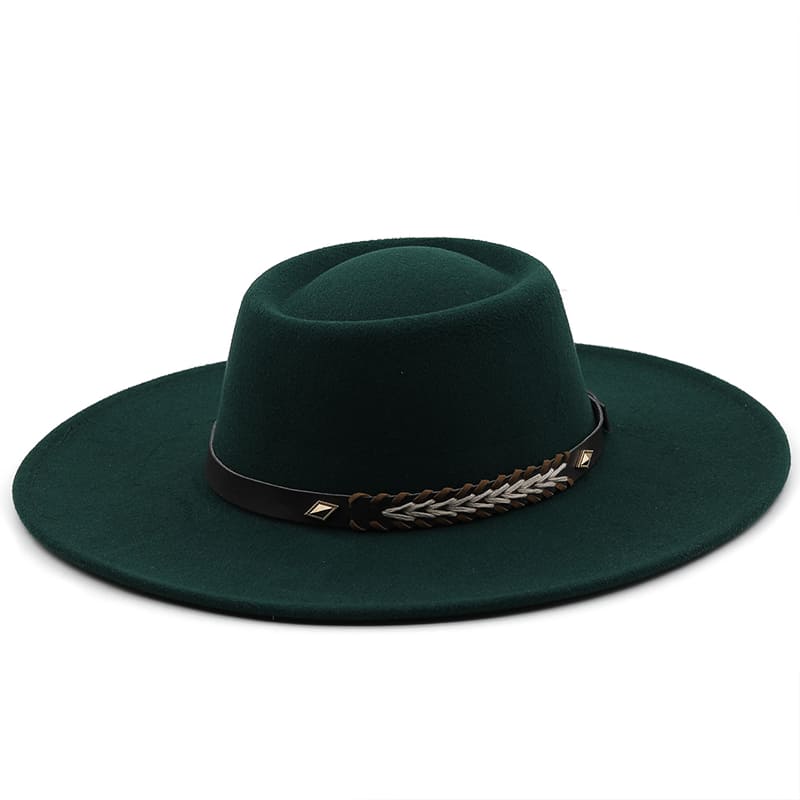 Sterling Atlanta™ Wide Brim Porkpie Hat Woven Brim Detail
