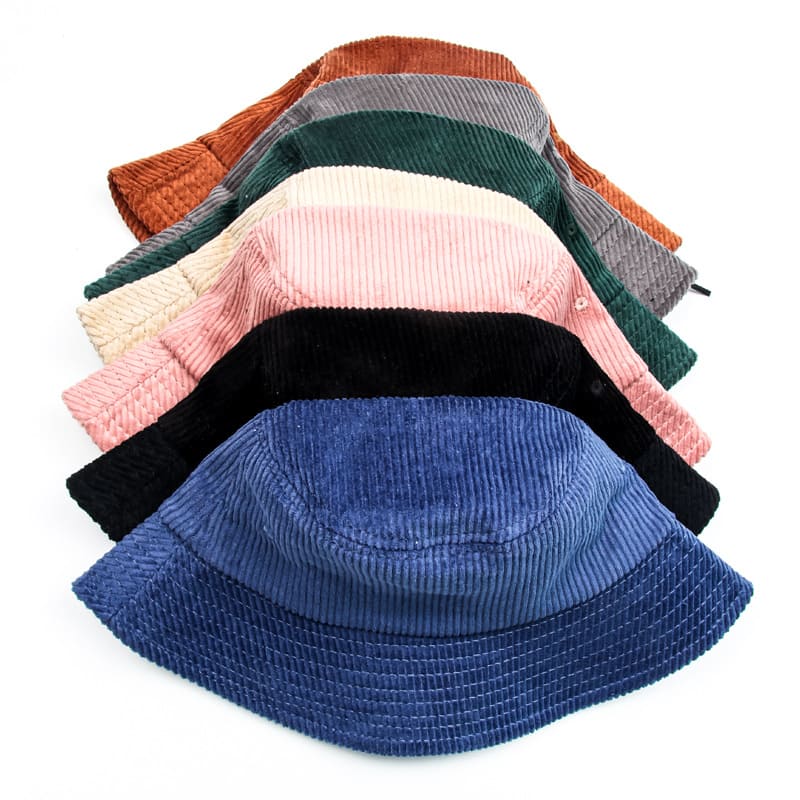 Sterling™ Autumn Corduroy Bucket Hat Soft Cotton Everyday Hat