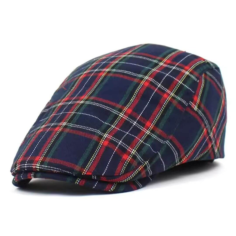 Sterling Tartan Cotton Ivy Cap™ Low Crown Plaid Seam Detail