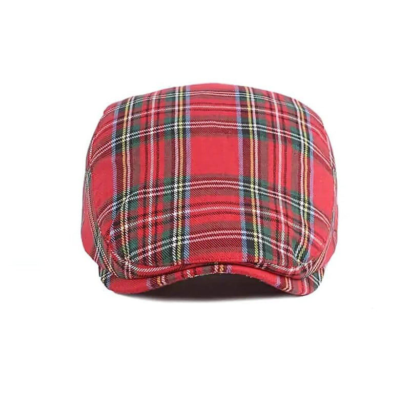 Sterling Tartan Cotton Ivy Cap™ Low Crown Plaid Seam Detail