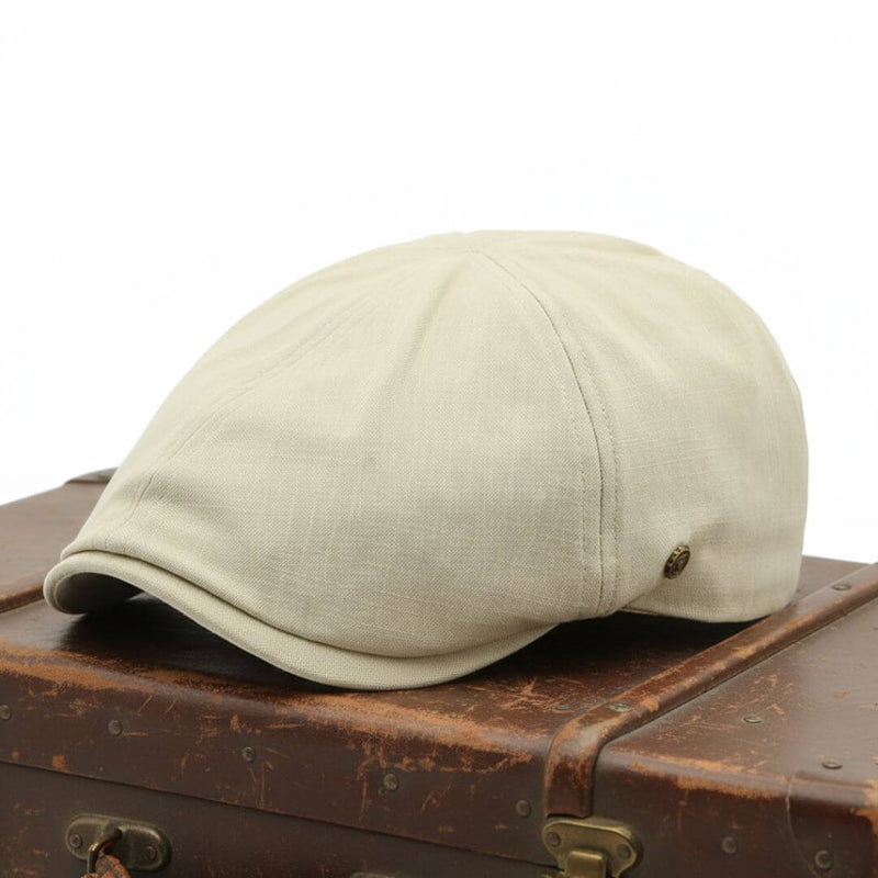 Sterling Brushed Cotton Flat Cap™ Low Crown Soft Brushed Finish