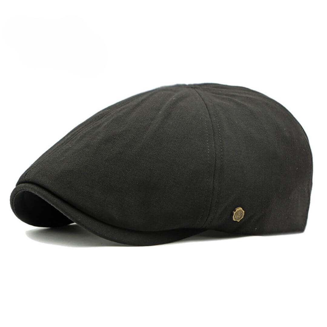 Sterling Brushed Cotton Flat Cap™ Low Crown Soft Brushed Finish