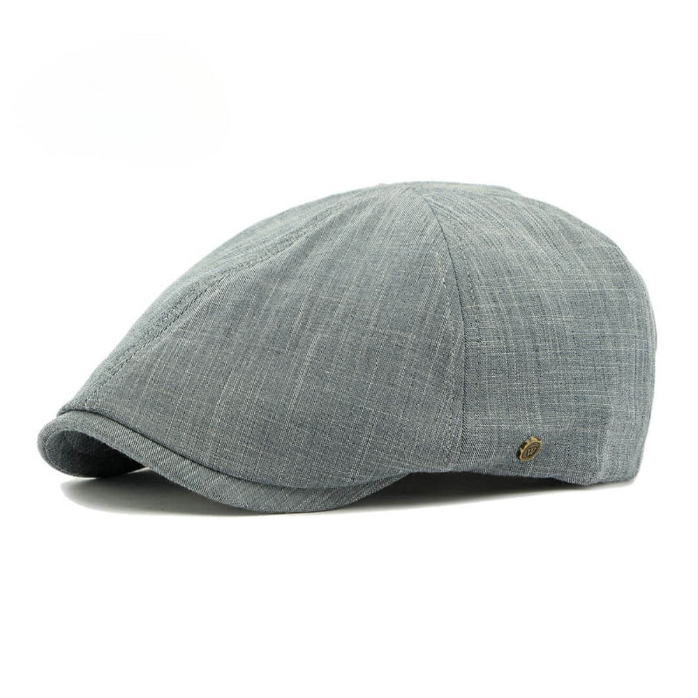 Sterling Brushed Cotton Flat Cap™ Low Crown Soft Brushed Finish