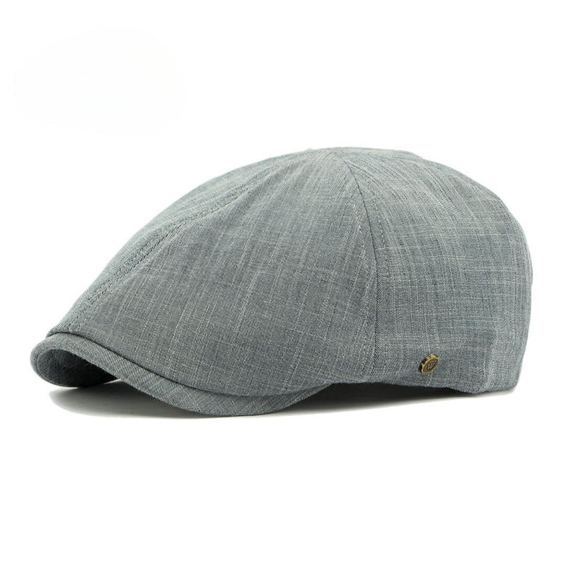 Sterling Brushed Cotton Flat Cap™ Low Crown Soft Brushed Finish