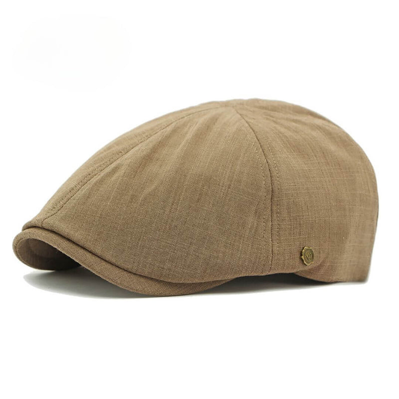 Sterling Brushed Cotton Flat Cap™ Low Crown Soft Brushed Finish